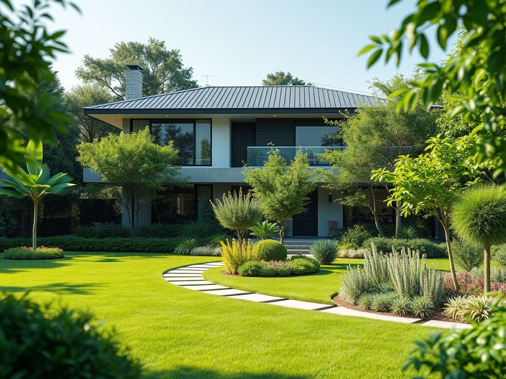 Casa com área verde