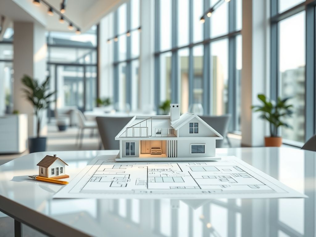 Casa na planta