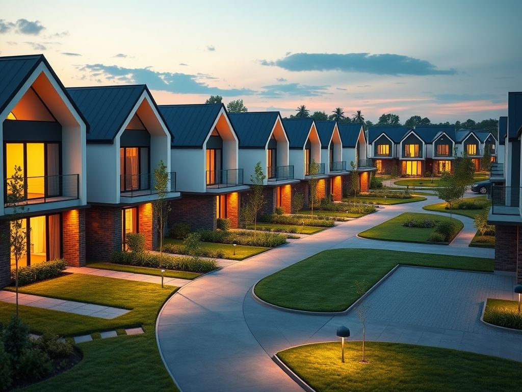 Casas em bairros planejados